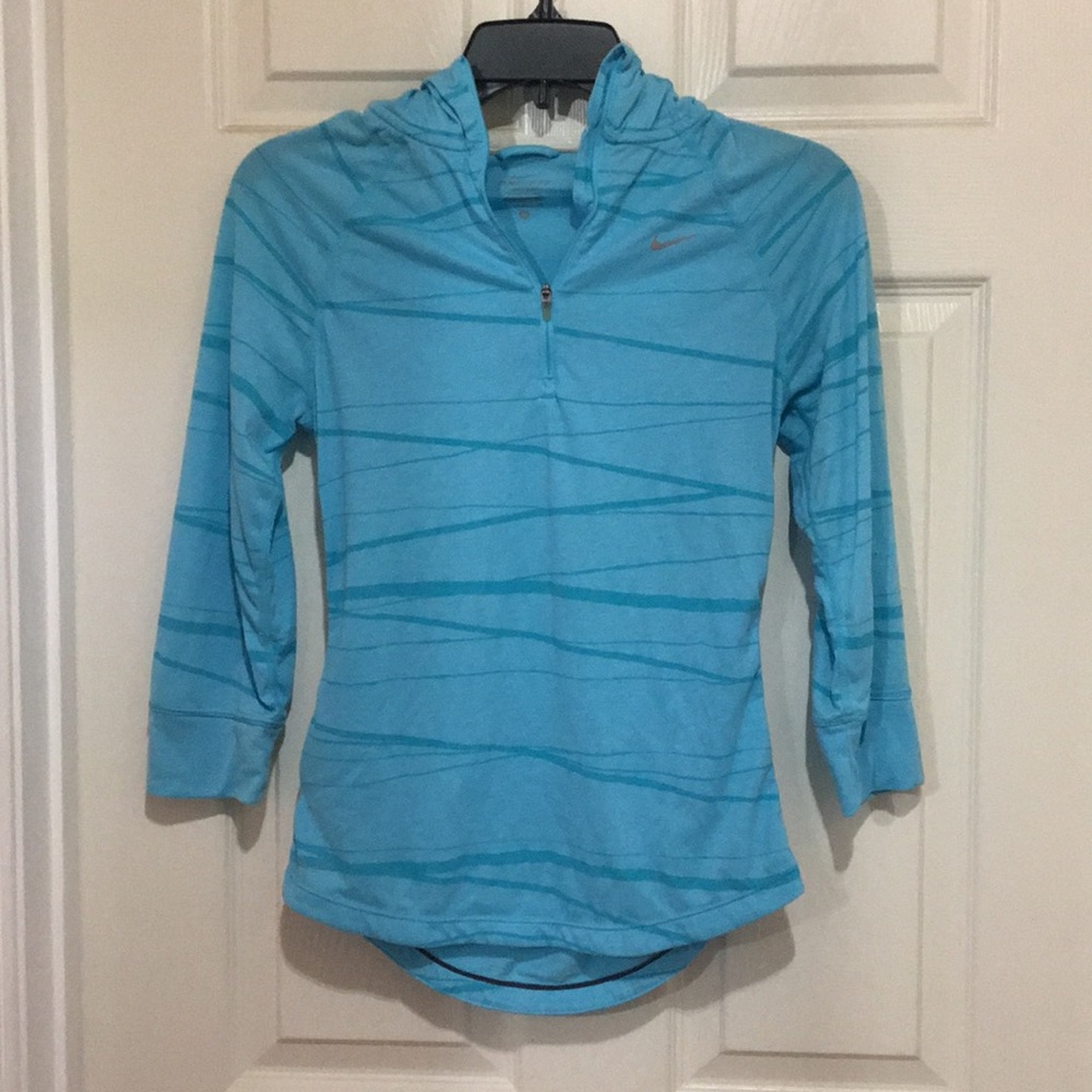 Light Blue Nike Quarter Zip